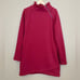 {Athleta} Cozy Karma Asymmetrical Sweatshirt Dress in Red - Womens Medium
