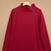 {Athleta} Cozy Karma Asymmetrical Sweatshirt Dress in Red - Womens Medium