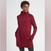 {Athleta} Cozy Karma Asymmetrical Sweatshirt Dress in Red - Womens Medium