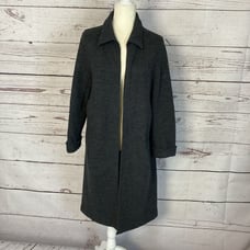 Marconi Cardigan Jacket Womens XL Gray Wool Blend Pockets Basic Casual Sweater
