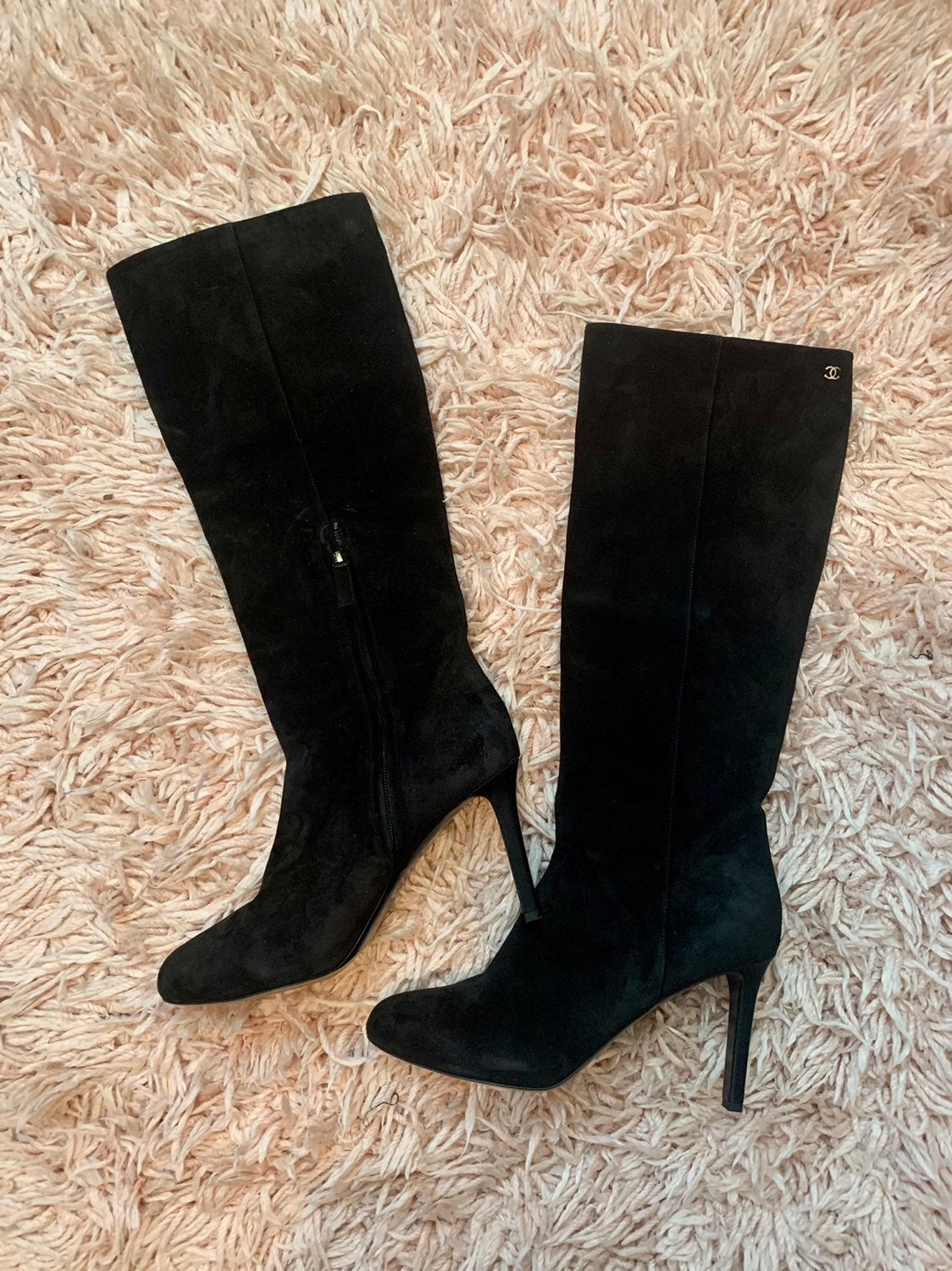 Chanel Suede Boots