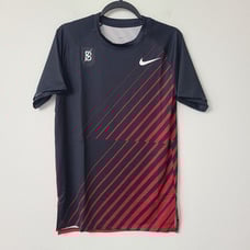 Nike Pro Elite Bowerman Track Club Warm Up Shirt CW7675-010 Size S Black Red