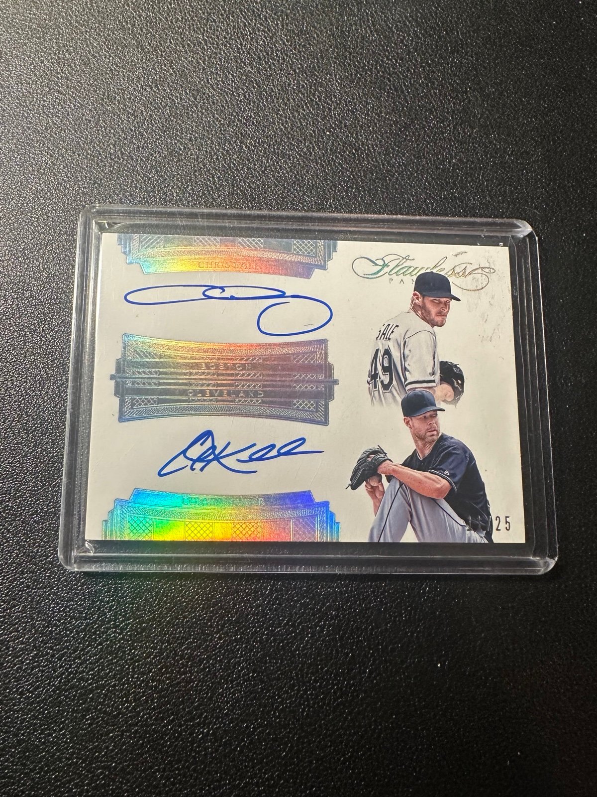 2017 Flawless Corey Kluber , Chris Sale Duel Auto /25