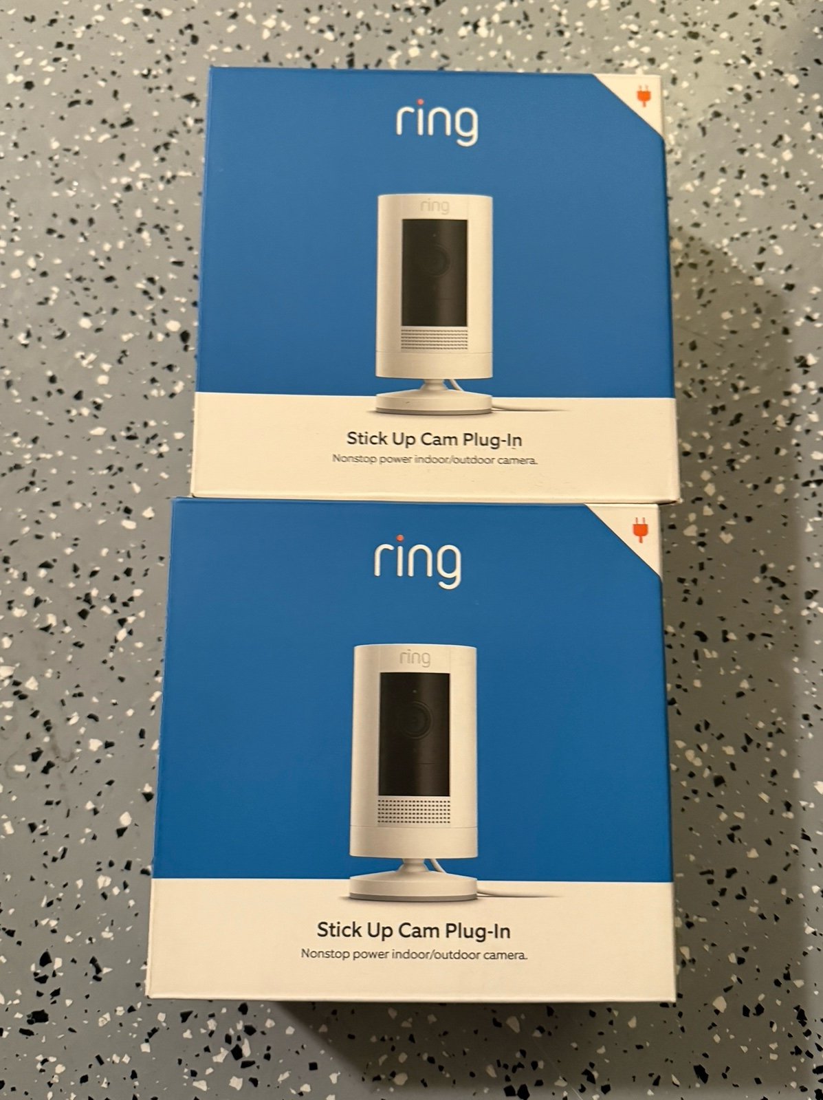 2Pack Ring Camera plugin wired White