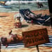 Busy Dog days at the beach… canvas art print wall decor