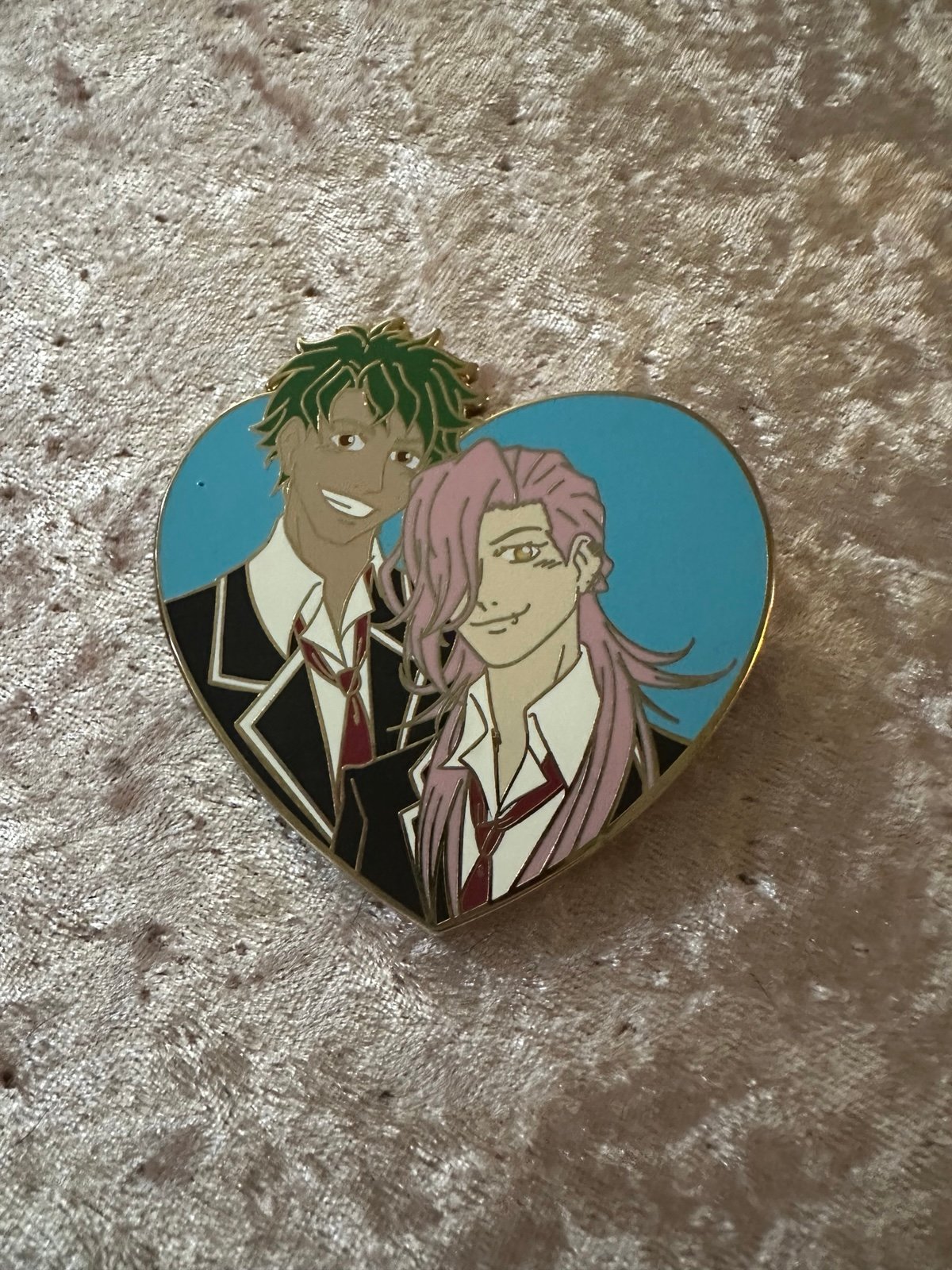 Cherry and Joe pin