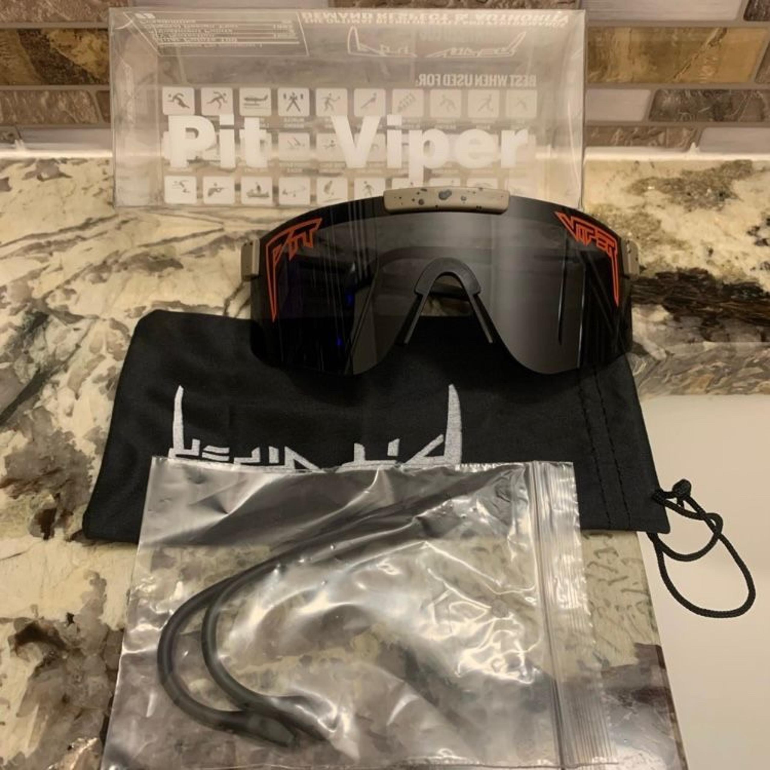 Viper Polarized Men Sport Sunglasses Driving Pilot Fishing Pit Wrap Glasses 23