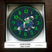 Vespa Scooter Motorcycle Garage Shop Glow In The Dark Wall Clock New!