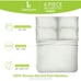 BAMPURE Luxury Series 6 Pcs Queen Sheet Set