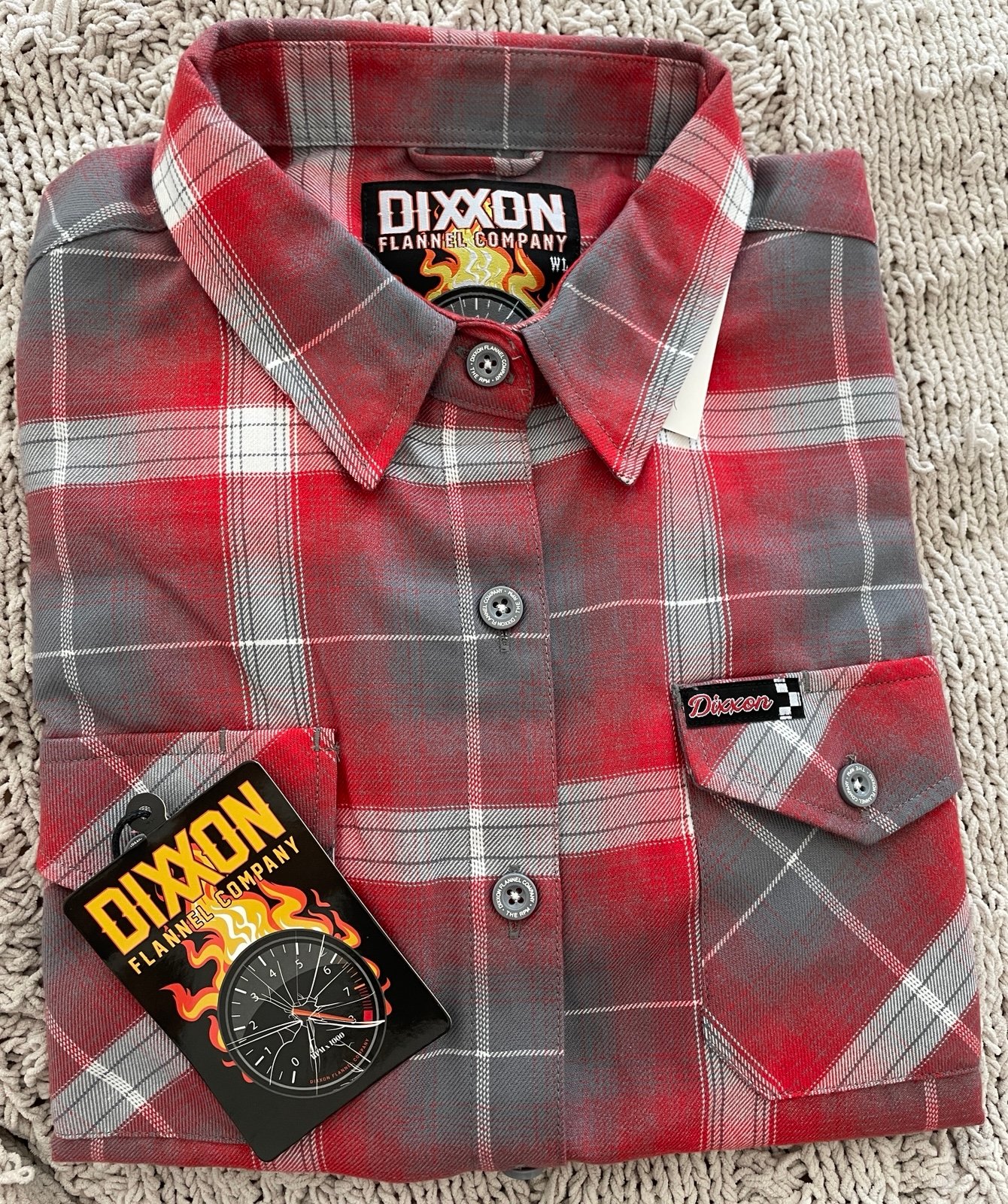DIXXON FLANNEL CO. Sold-Out Limited Edition THE RPM Shirt Womens Size Large