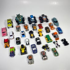 Vintage Mini Car Lot Of 32 - Micro Machines, Hotwheels & More