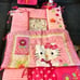 Hello kitty garden crib set