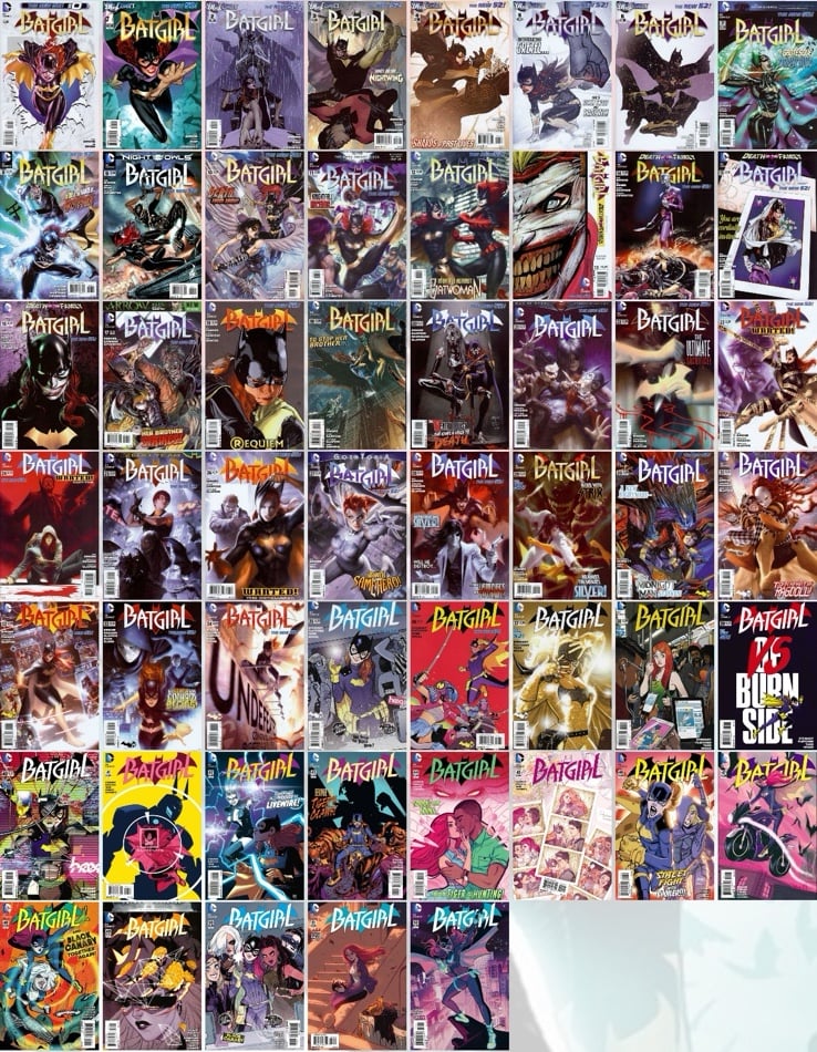 Batgirl new 52 complete set 0-52 plus annuals