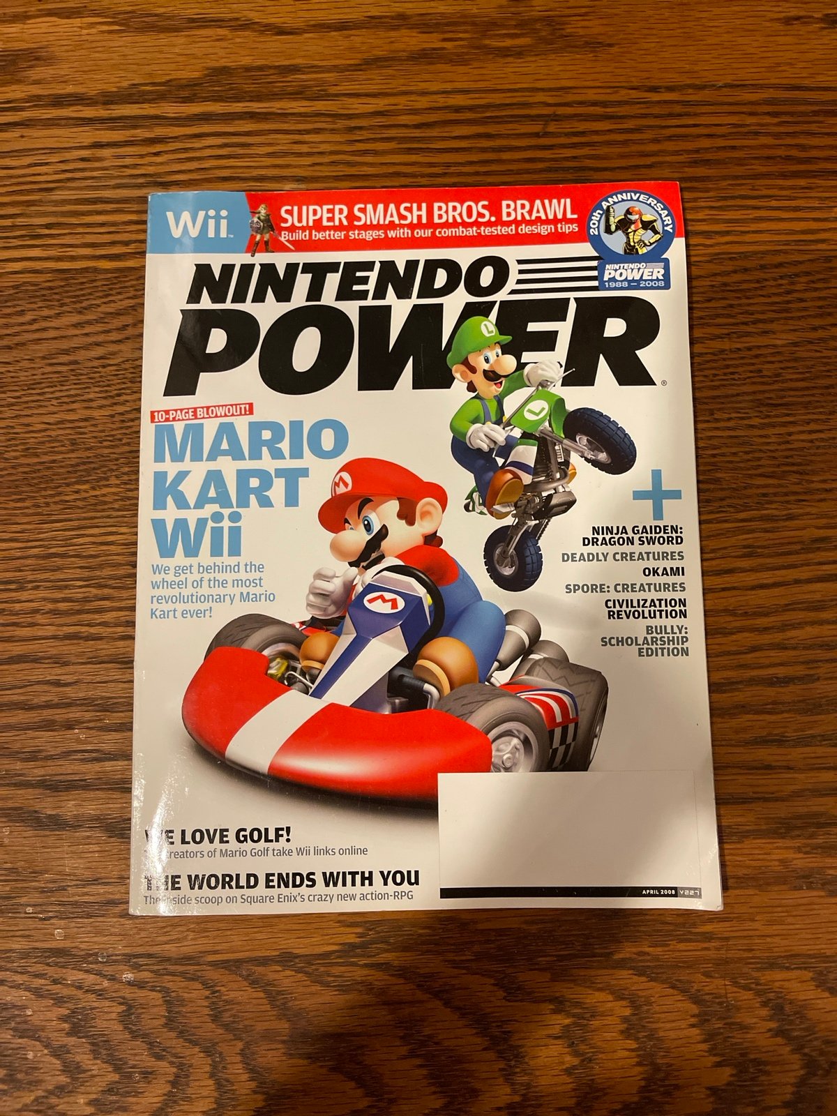 Nintendo Power Mario Kart Wii