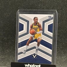 2022 Panini chronicles Vertex Blue /49 Bennedict Mathurin Rookie NBA SSP Pacers