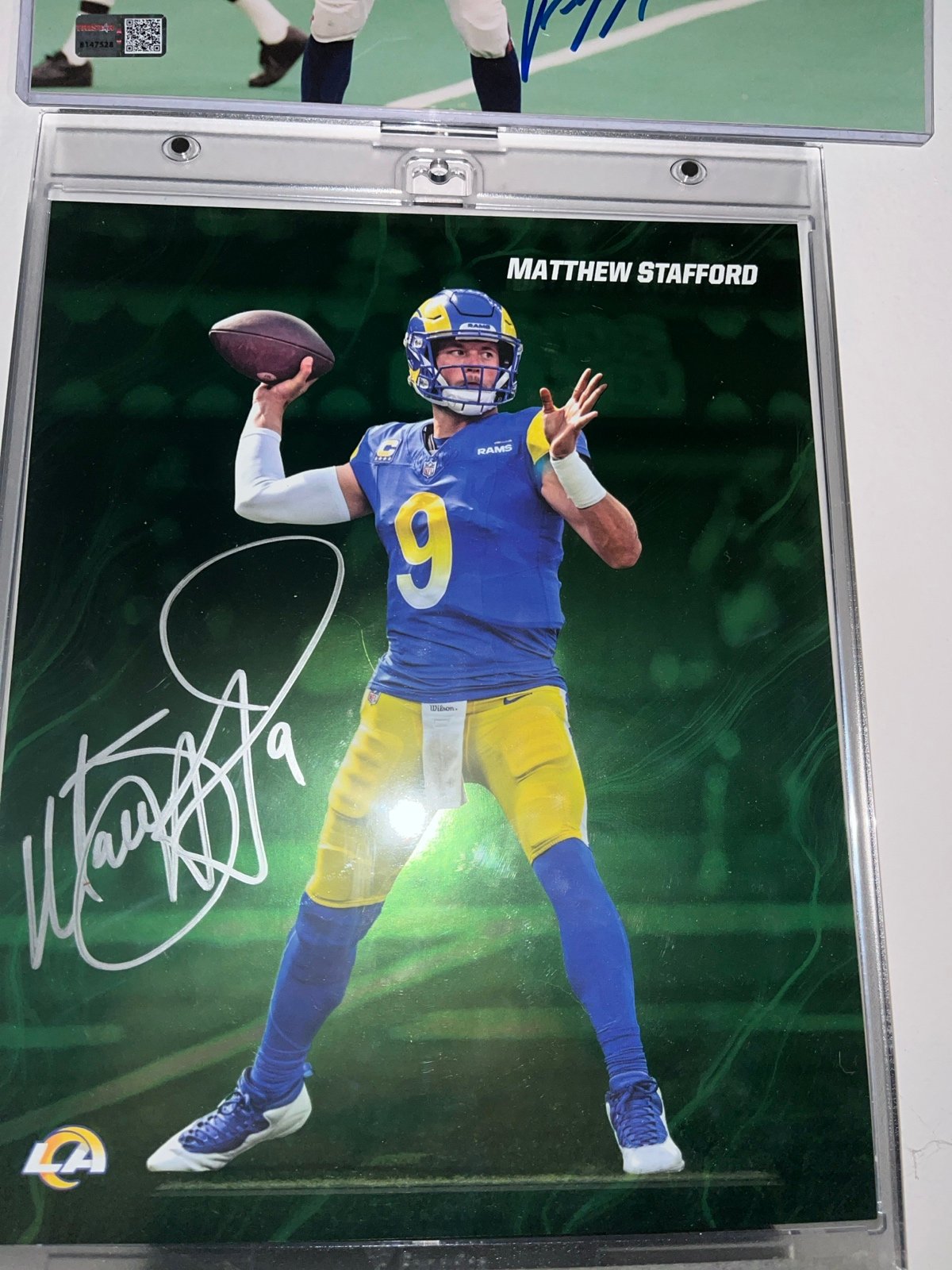 Matthew Stafford Emnate /99 signed 8x10