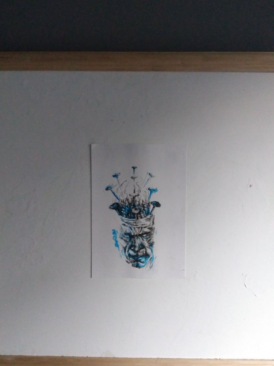 Framed drawing