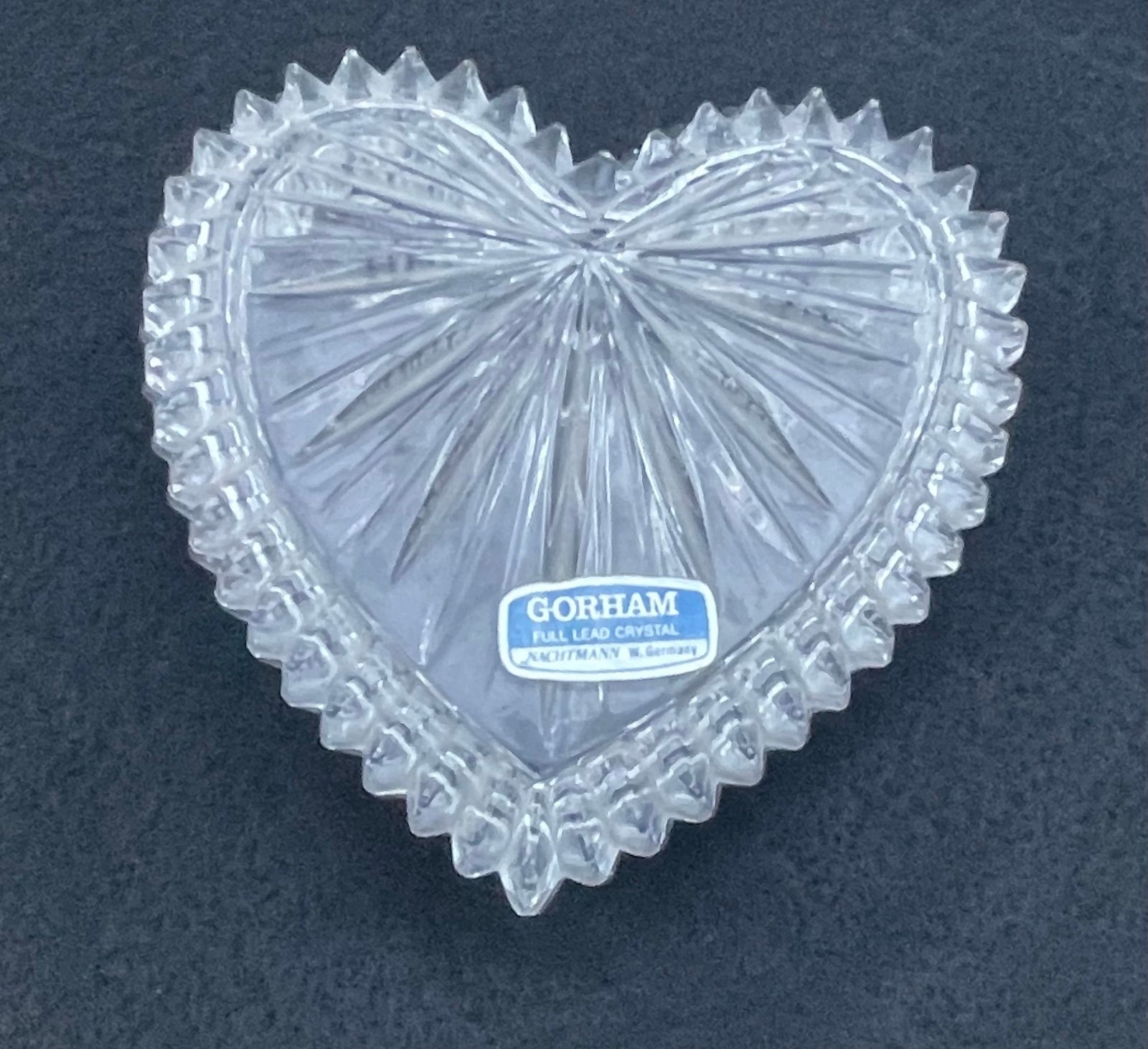 Vintage Crystal Heart
