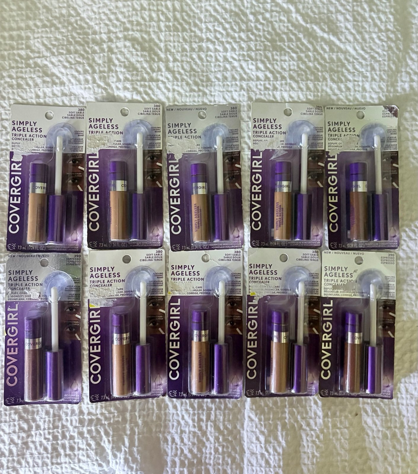 HUGE LOT Covergirl Simply Ageless Triple Action Concealer - 380 Soft Sable