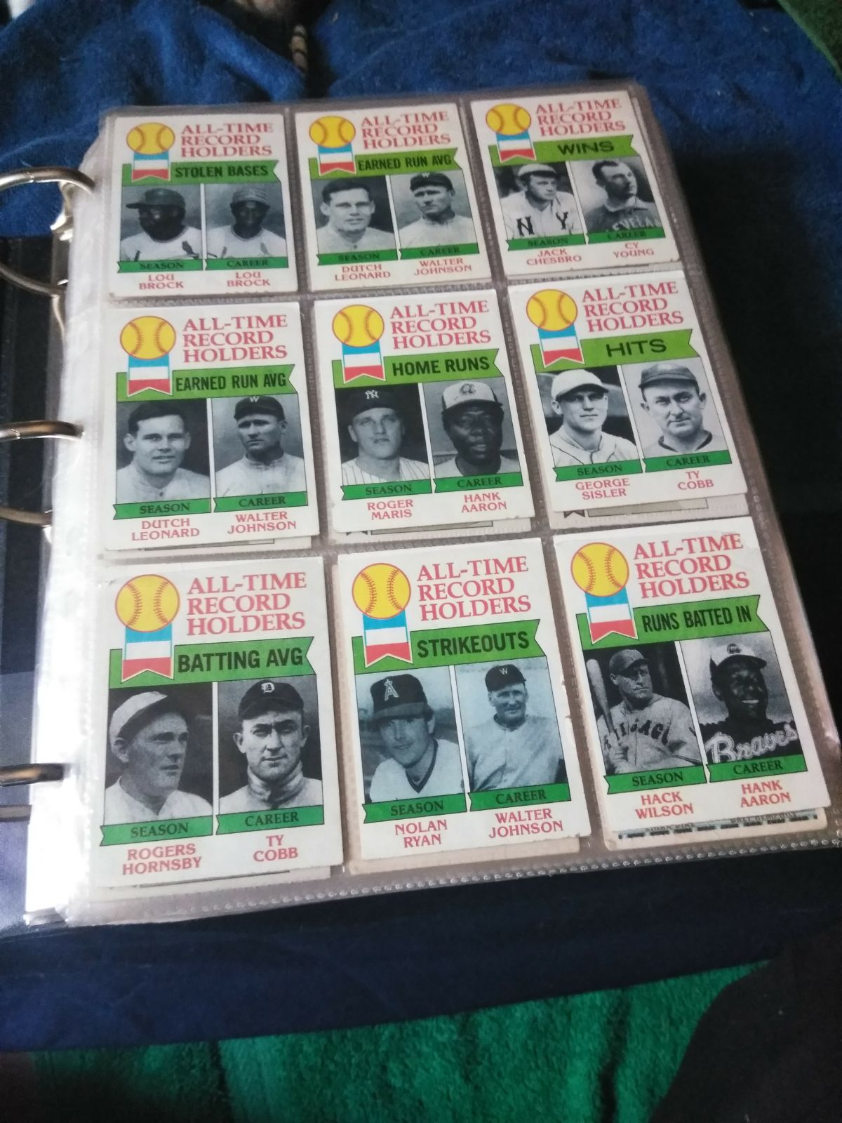 Baseball cards (1979-up)