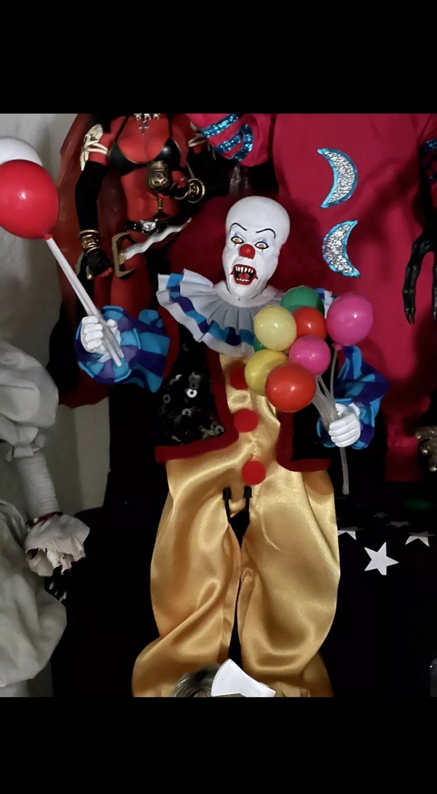 Pennywise IT Horror 1/6 scale Custom Figure 1990 Tim Curry RARE