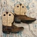 Ariat Youth Crossfire Distressed Cowboy Boots Size 3