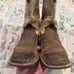 Ariat Youth Crossfire Distressed Cowboy Boots Size 3
