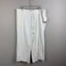 Per se white linen blend wide leg boho beach pants 1X plus size