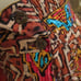 Vintage 1990's Dress Set Small ELIZABETH JORDAN RAYON AFRO HIP HOP PRINT 2 Piece