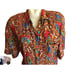 Vintage 1990's Dress Set Small ELIZABETH JORDAN RAYON AFRO HIP HOP PRINT 2 Piece