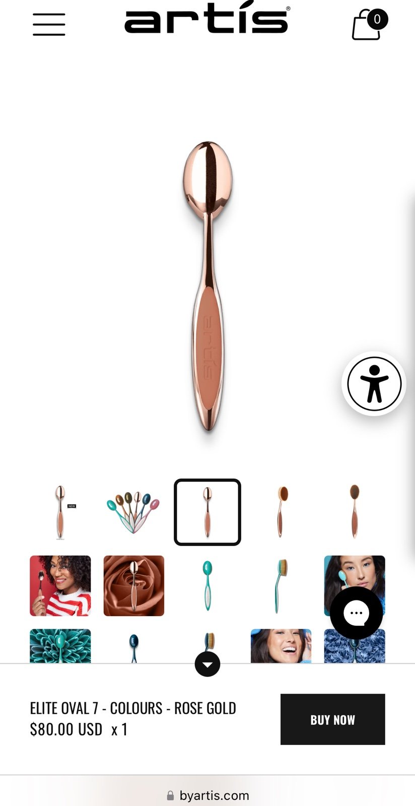 Artis oval 7 brush