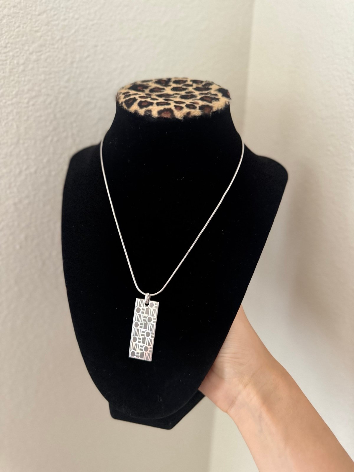 Celine sterling silver pendant Necklace