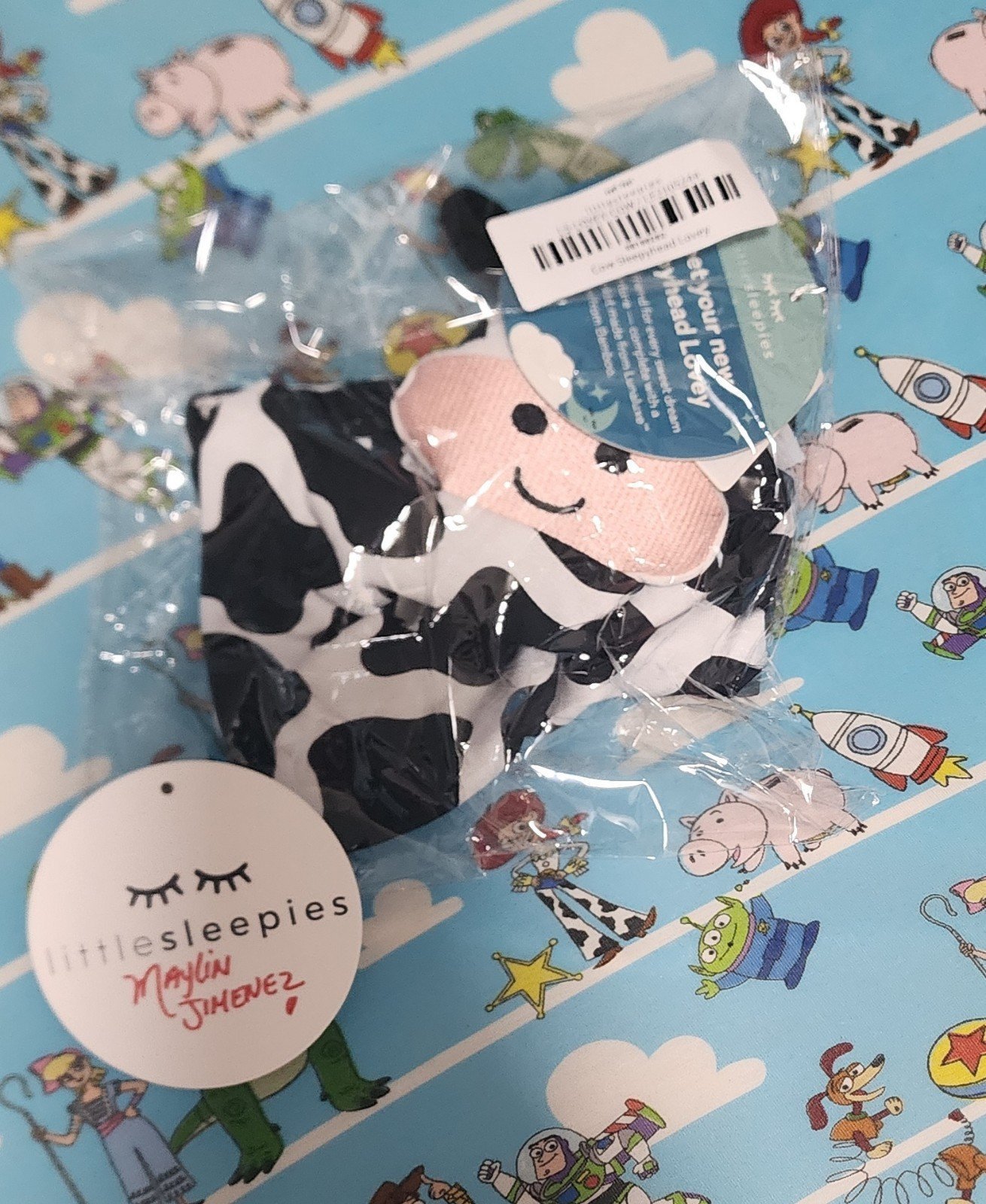 Little sleepies cow lovey