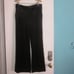 Banana Republic M Black Velvet Wide Leg Pant