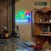 Neon Sign for Wall Décor Its 5 00 O'clock Some Where Parrot