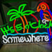 Neon Sign for Wall Décor Its 5 00 O'clock Some Where Parrot