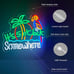 Neon Sign for Wall Décor Its 5 00 O'clock Some Where Parrot