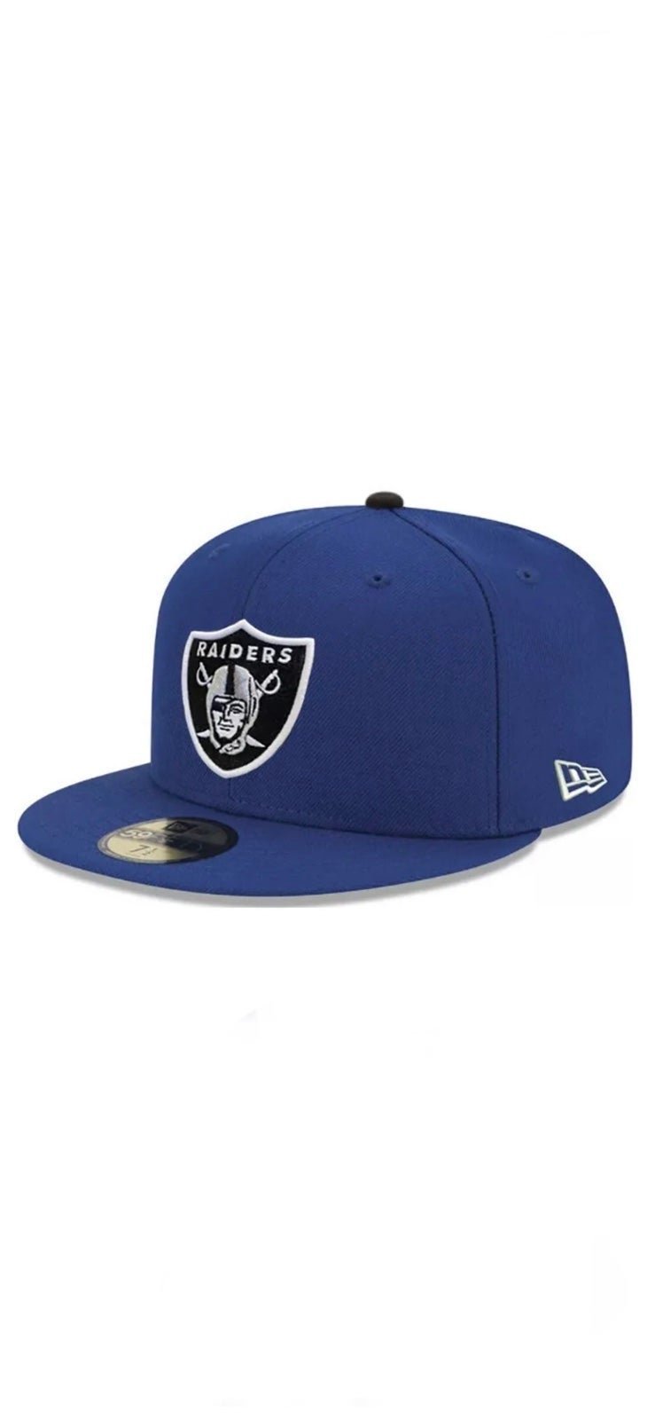 NEW ERA - NFL Football Hat - Las Vegas Raiders 59FIFTY Fitted Cap - Blue