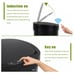 13 gal. touch free sensor automatic trash can