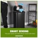13 gal. touch free sensor automatic trash can