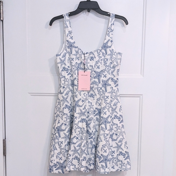 New Avec Les Filles Starfish Dress 6