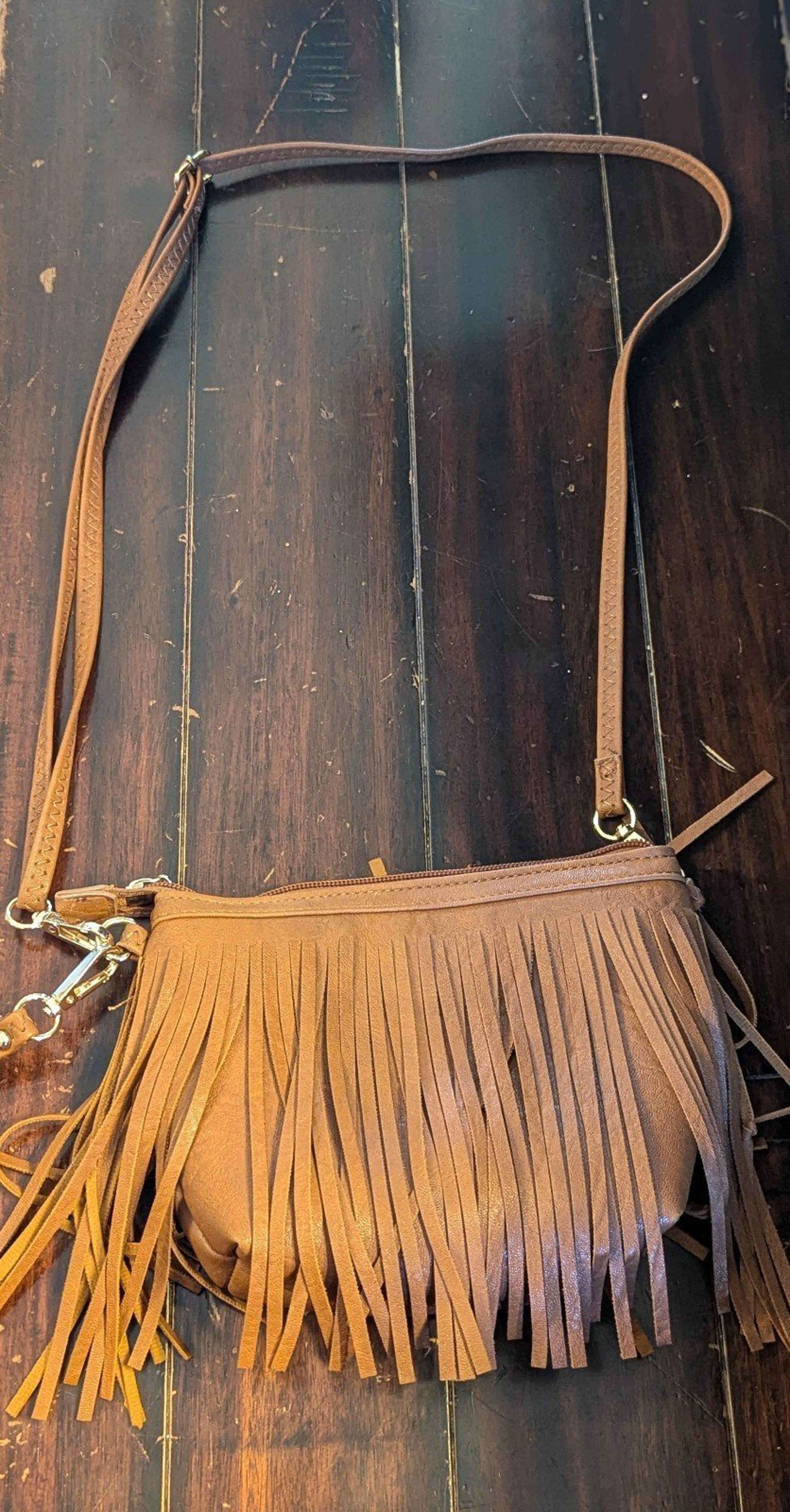Crossbody Women's Purse fringe style, country girl purse, cute women's purse