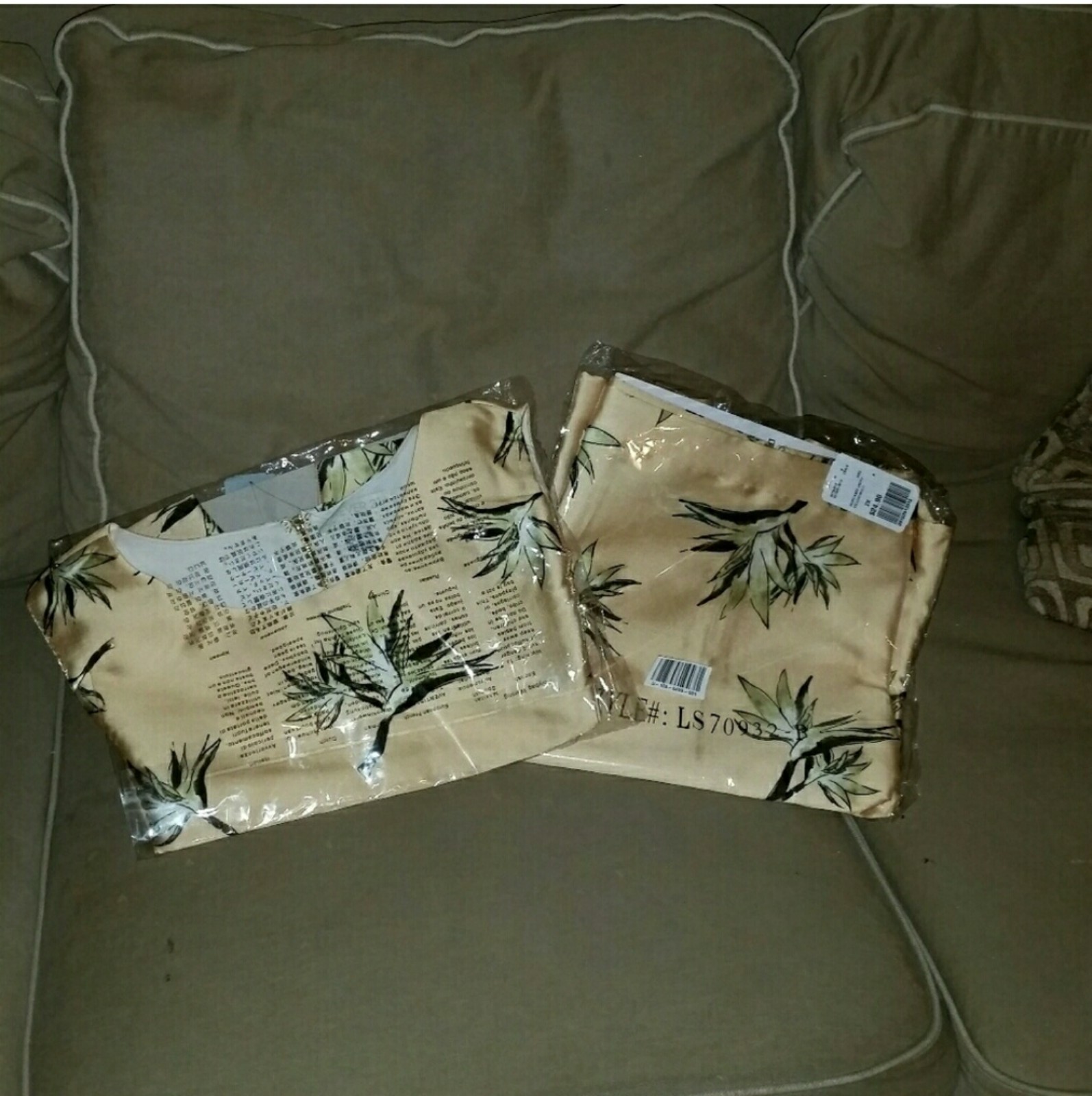 Plus sz skirt set