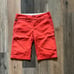 Y2K NWOT Lacoste Coral Red Bermuda Shorts Size: 36