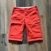 Y2K NWOT Lacoste Coral Red Bermuda Shorts Size: 36