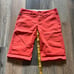 Y2K NWOT Lacoste Coral Red Bermuda Shorts Size: 36