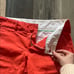 Y2K NWOT Lacoste Coral Red Bermuda Shorts Size: 36