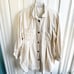 Zara Corduroy Overshirt with Pleated Front