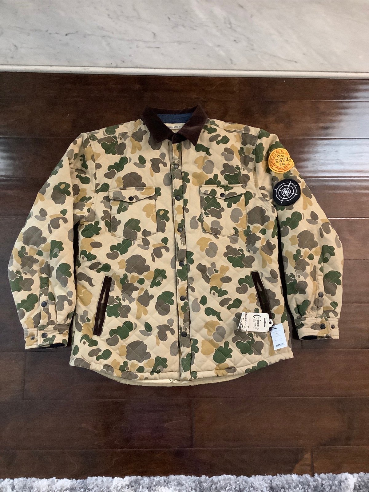 Crooks and Castles Tan Camo Jacket