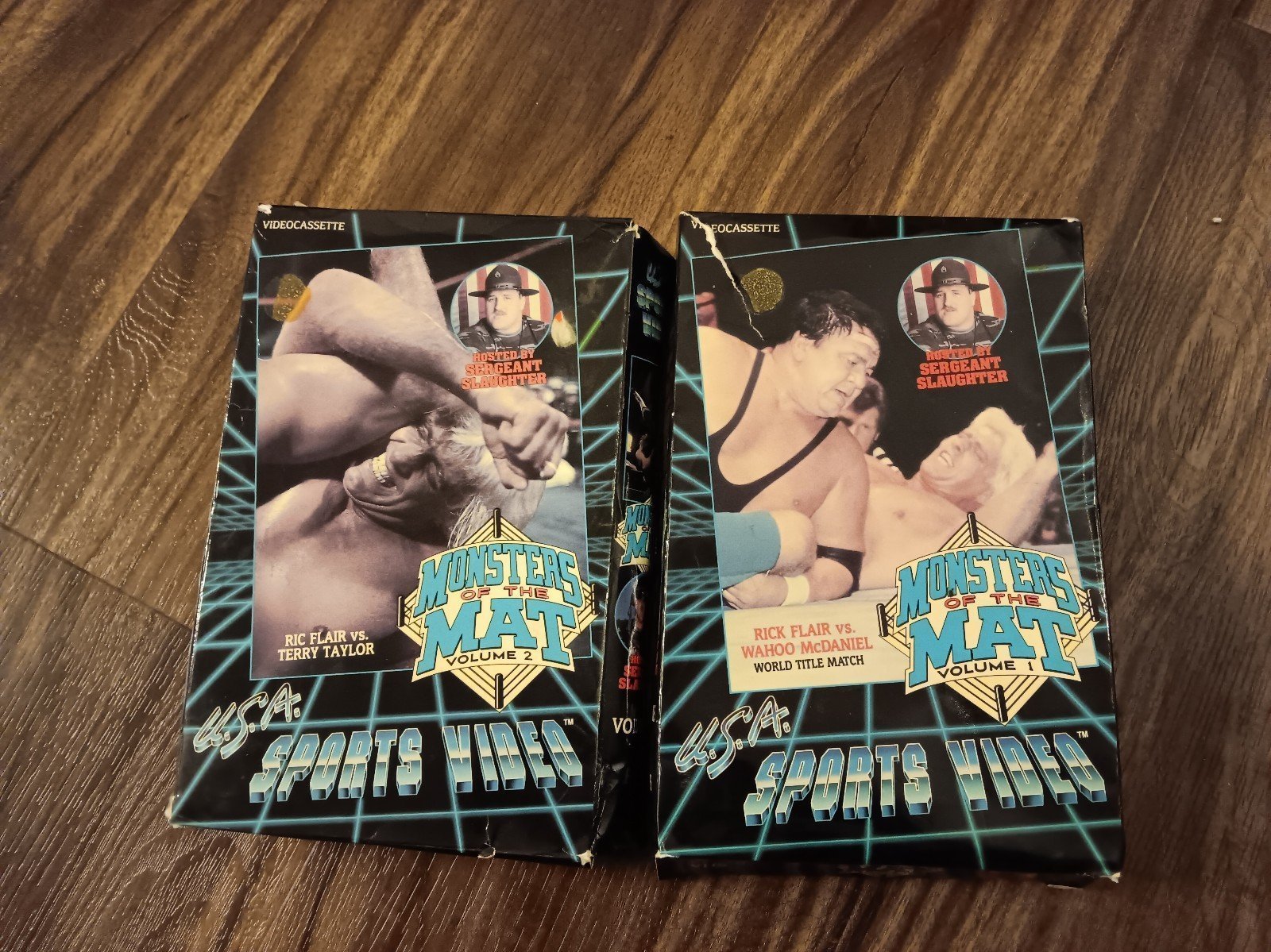 Vintage 1985 USA Sports Monsters Of The Mat Volume 1 & 2 Rare